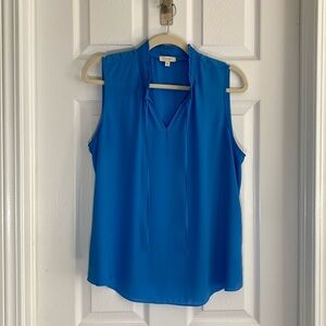 Laura sleeveless sky blue blouse size 12